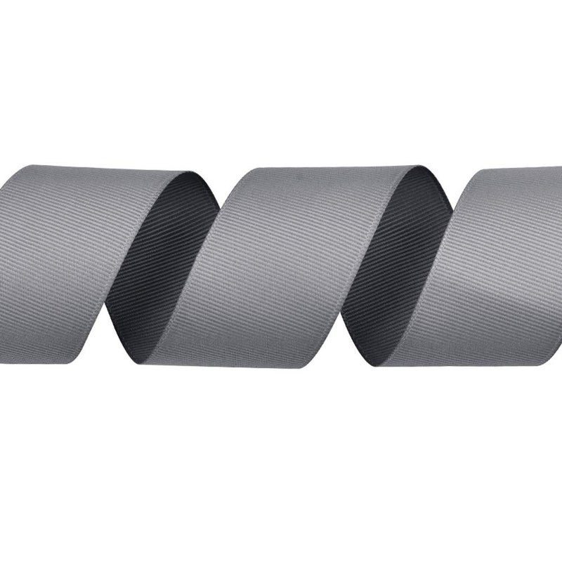 Ribest 1-1/2 inch 25 Yards Solid Grosgrain Ribbon Per Roll for DIY Hair Accessories Scrapbooking Gift Packaging Party Decoration Wedding Flowers Silver - Image 3